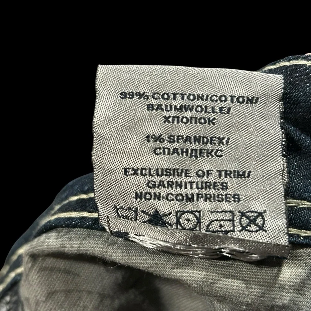 Silver Suki Bootcut Jeans Womens 30x32 Blue Stretch Dark Wash Stitched Denim - Picture 9 of 14